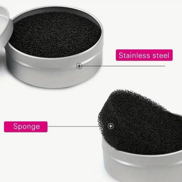 Lash Comb & Makeup Brush Cleaner Tin, Portable & Reusable New Items - Picture 5 of 11